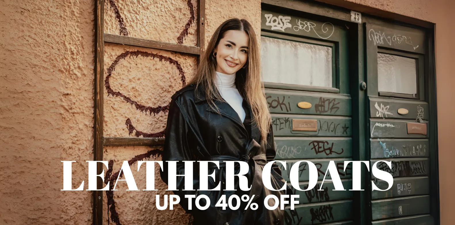 Genuine Leather Jackets, Coats, and Vests | UP TO 50% OFF