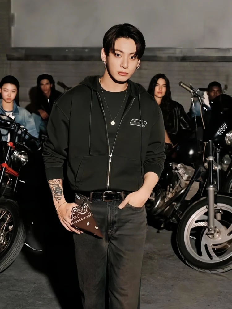 Jungkook x Calvin Klein Black Hoodie